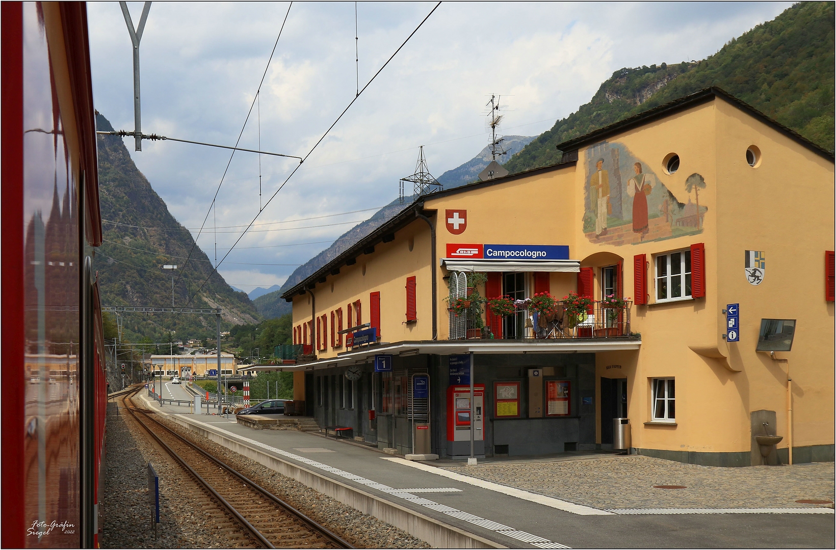 Bahnhof Campocologno ...