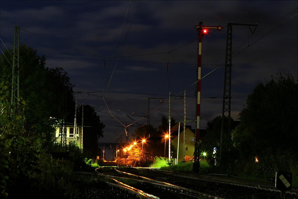 Bahnhof Ebersdorf bei Coburg @ Nacht No. 2