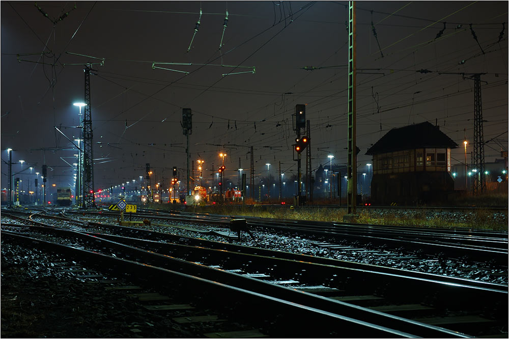 Bahnhof Fischerhof bei Nacht (I)