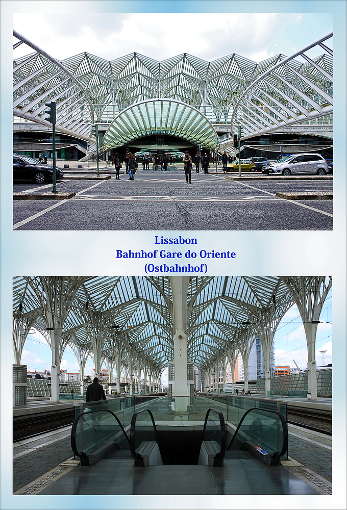 Bahnhof Gare do Oriente (Ostbahnhof) Lissabon (3)