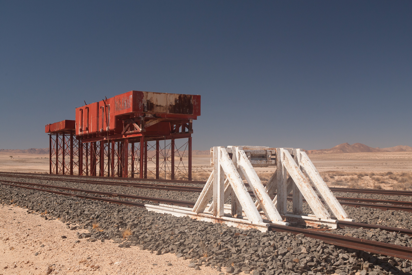 Bahnhof Garup in der Namib 