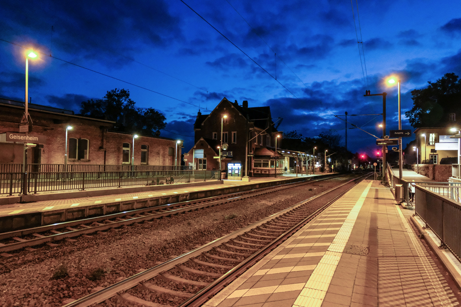 Bahnhof Geisenheim.