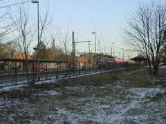 Bahnhof Griebnitzsee von der Universitätsseite gesehen