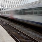 Bahnhof Guillemins: Auf geht die Reise! Bye-bye, au revoir, auf Wiedersehen.....