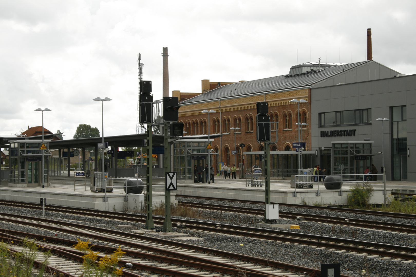 Bahnhof Halberstadt - Gesamtansicht