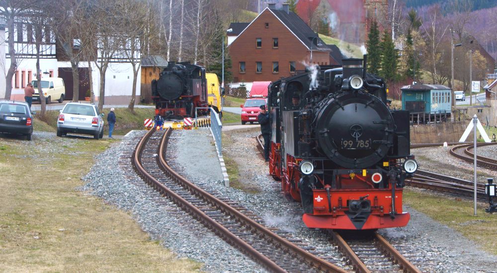 Bahnhof Hammerunterwiesenthal / Fichtelbergbahn