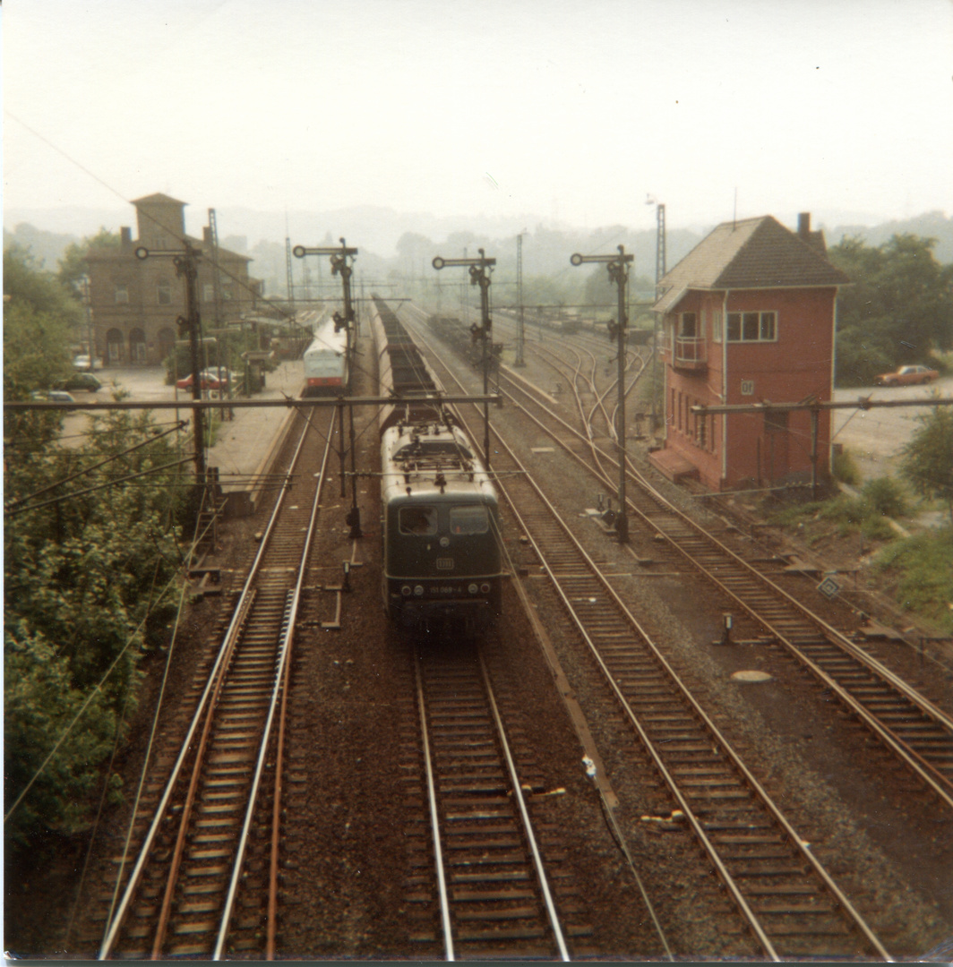 Bahnhof Hattingen (Ruhr) um 1984