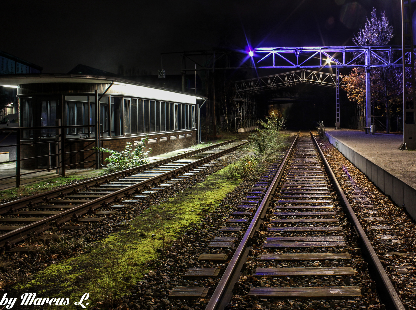 Bahnhof im Landschafftspark Nord