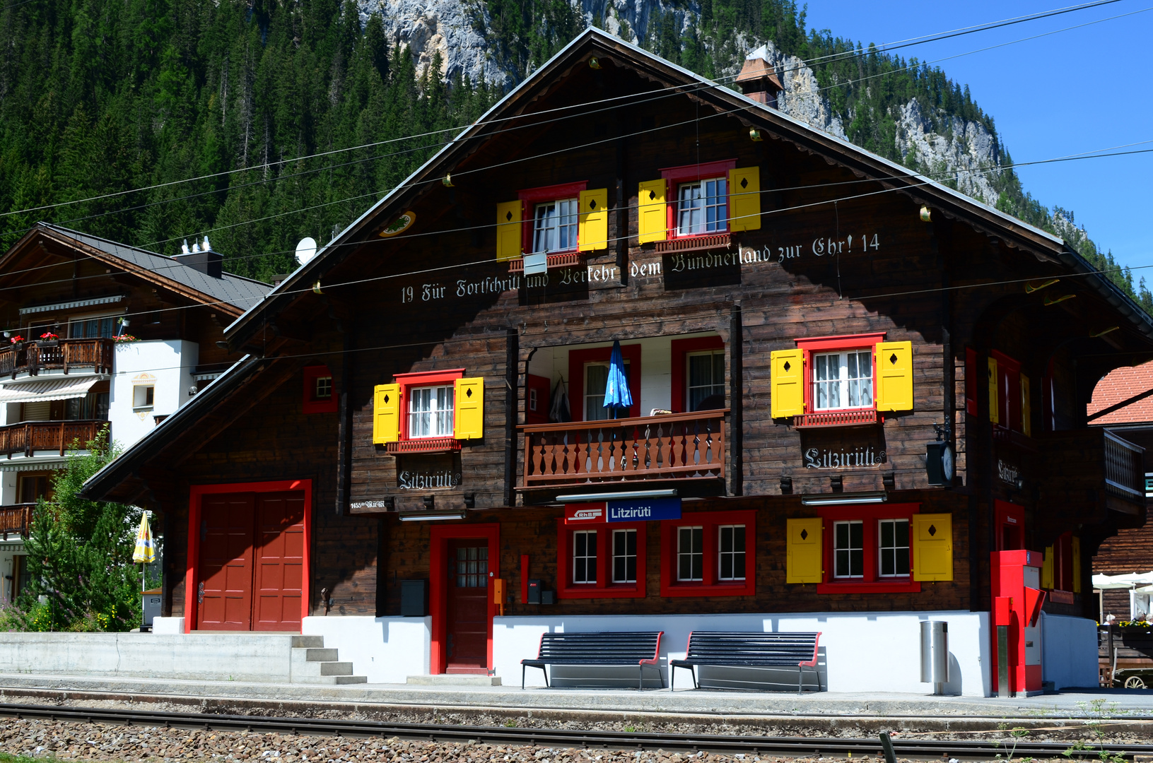 Bahnhof im Schanfigg