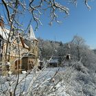 Bahnhof im Winter