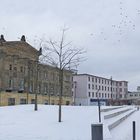 Bahnhof im Winter