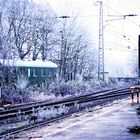 Bahnhof im Winter