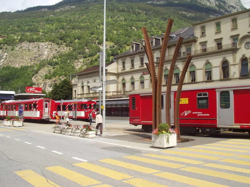 Bahnhof in Brig