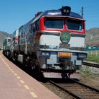 Bahnhof in der Mongolei