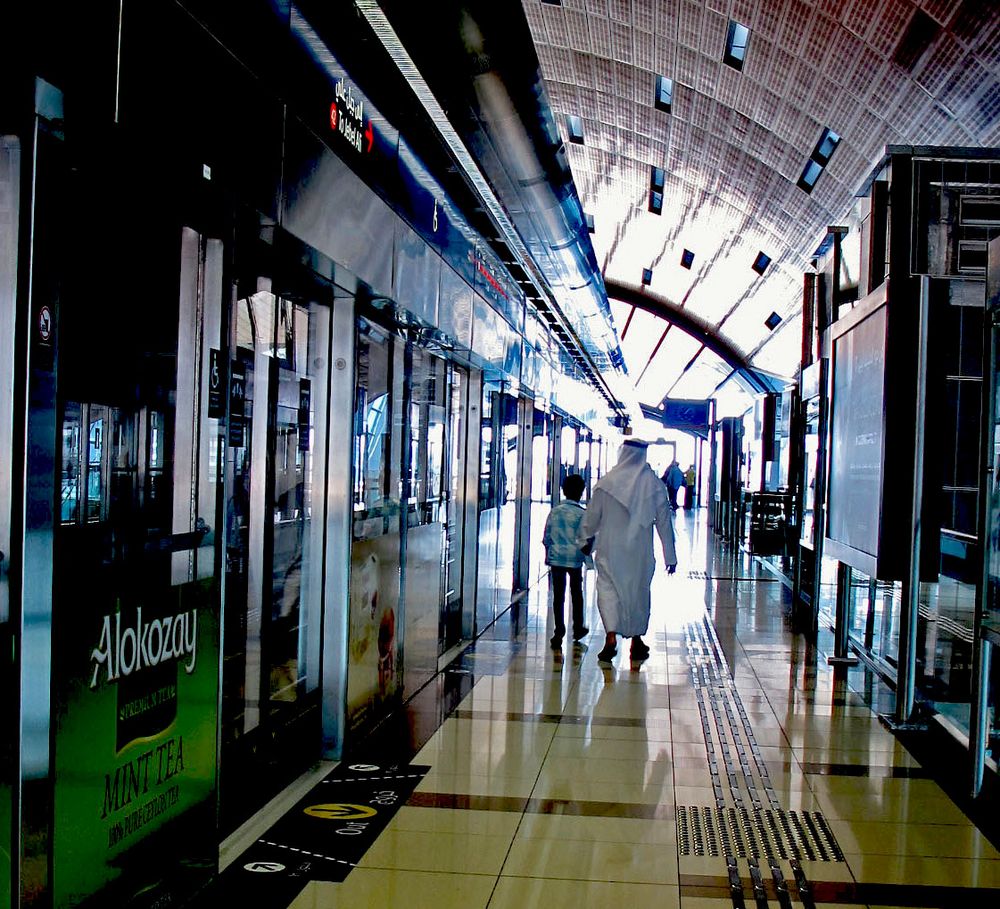 Bahnhof in Dubai .