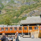 Bahnhof in Flam  (  Noorwegen  )