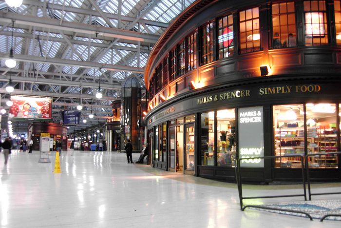 Bahnhof in Glasgow - "Central Station Glasgow"