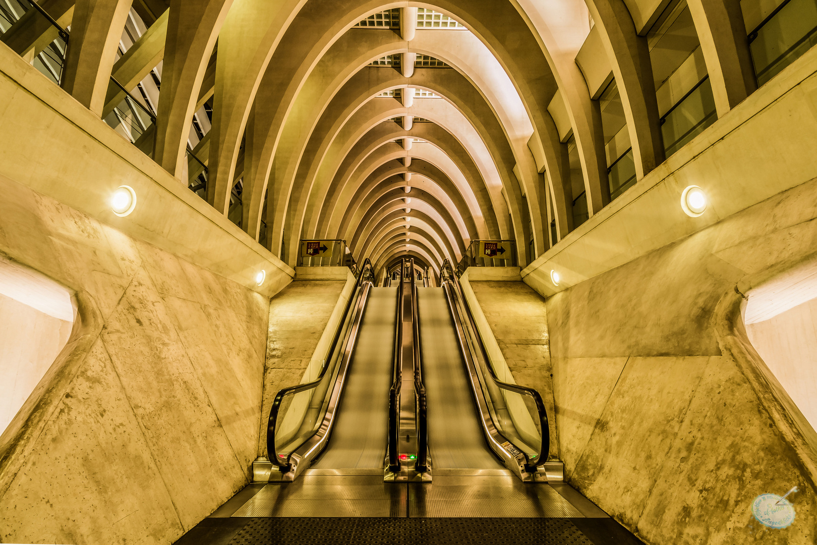 Bahnhof in Lüttich - Liege-Guillemins