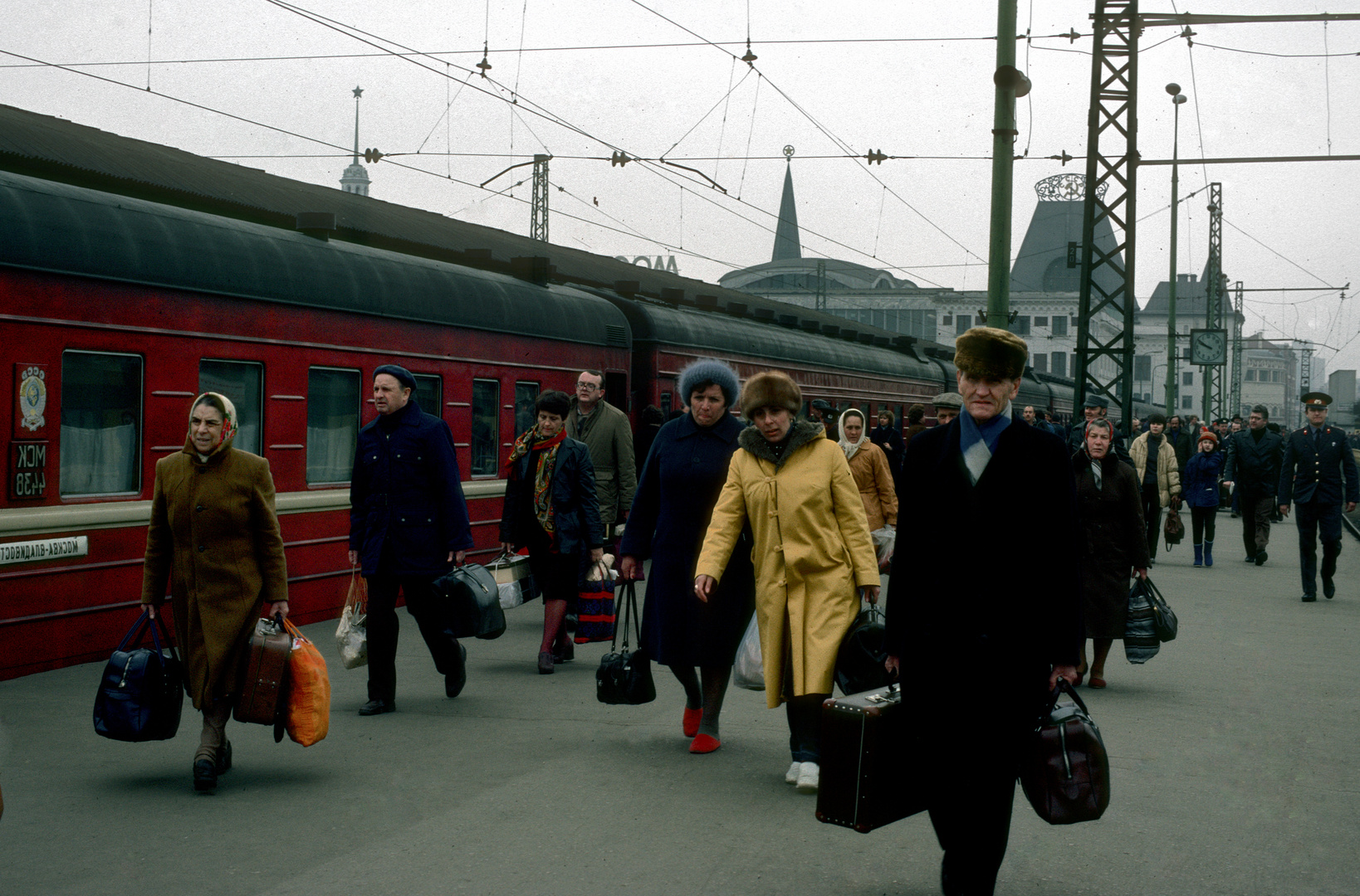 Bahnhof in Moskau