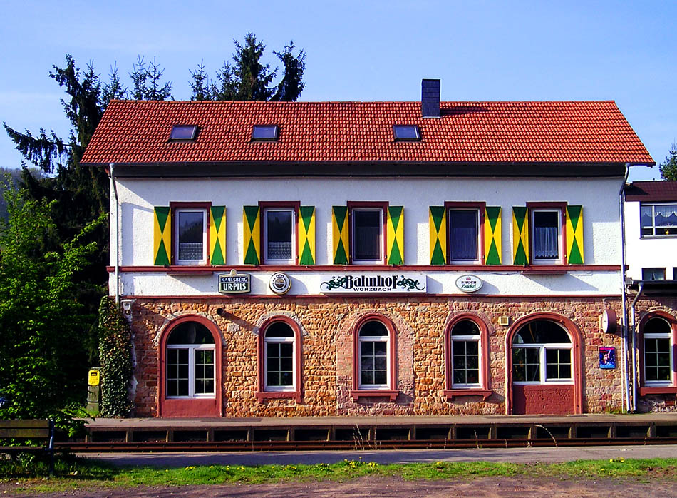 Bahnhof in Niederwürzbach