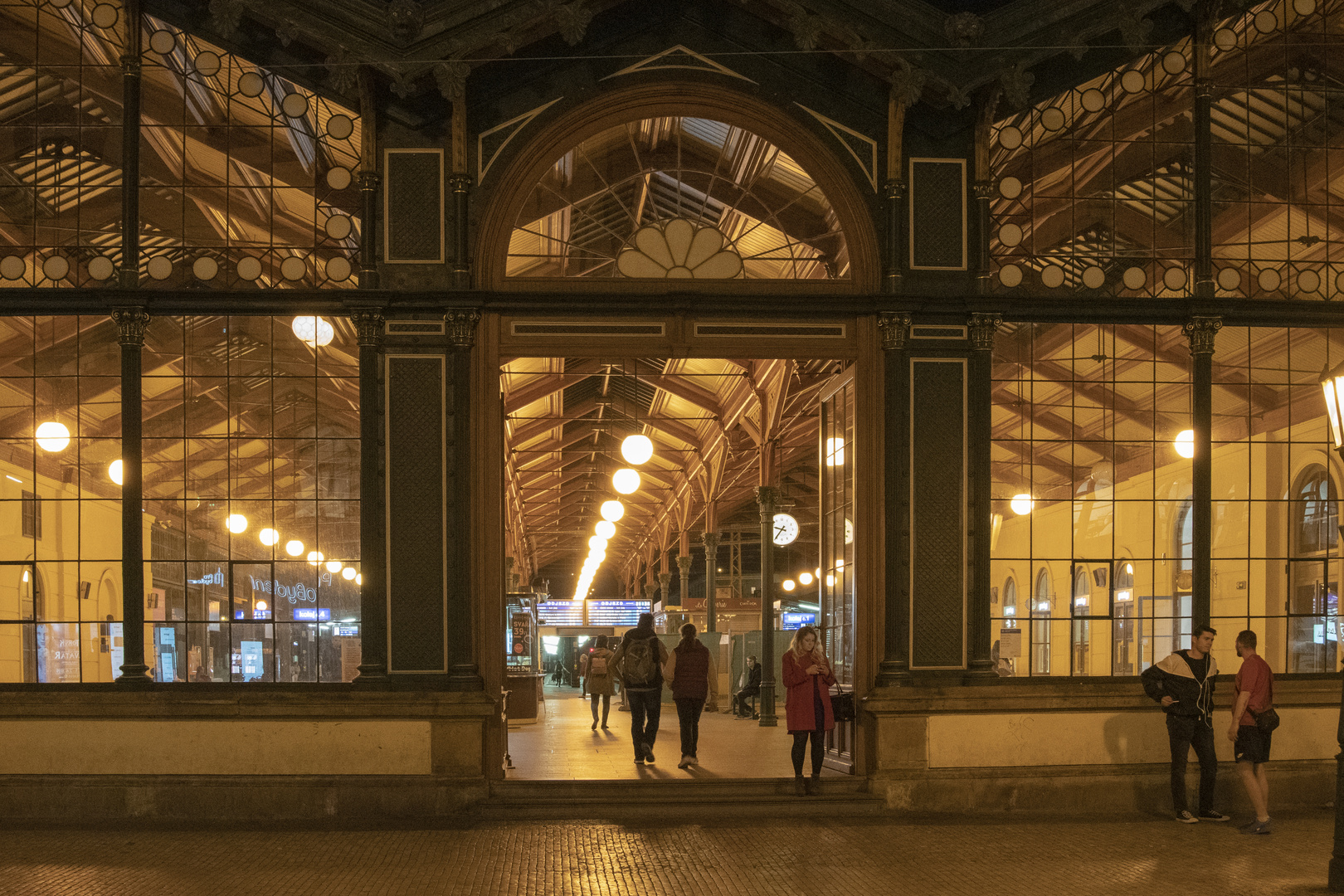 Bahnhof in Prag