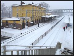 Bahnhof in Pszczyna