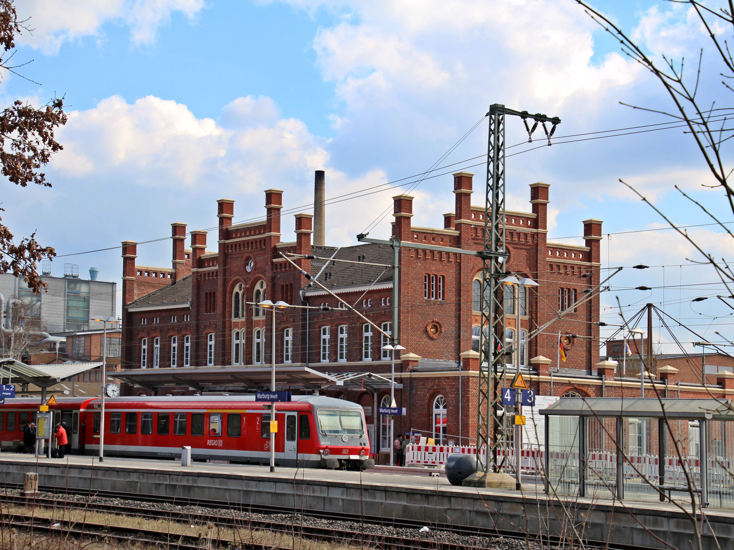 Bahnhof in Warburg