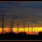 Bahnhof ins Morgenrot