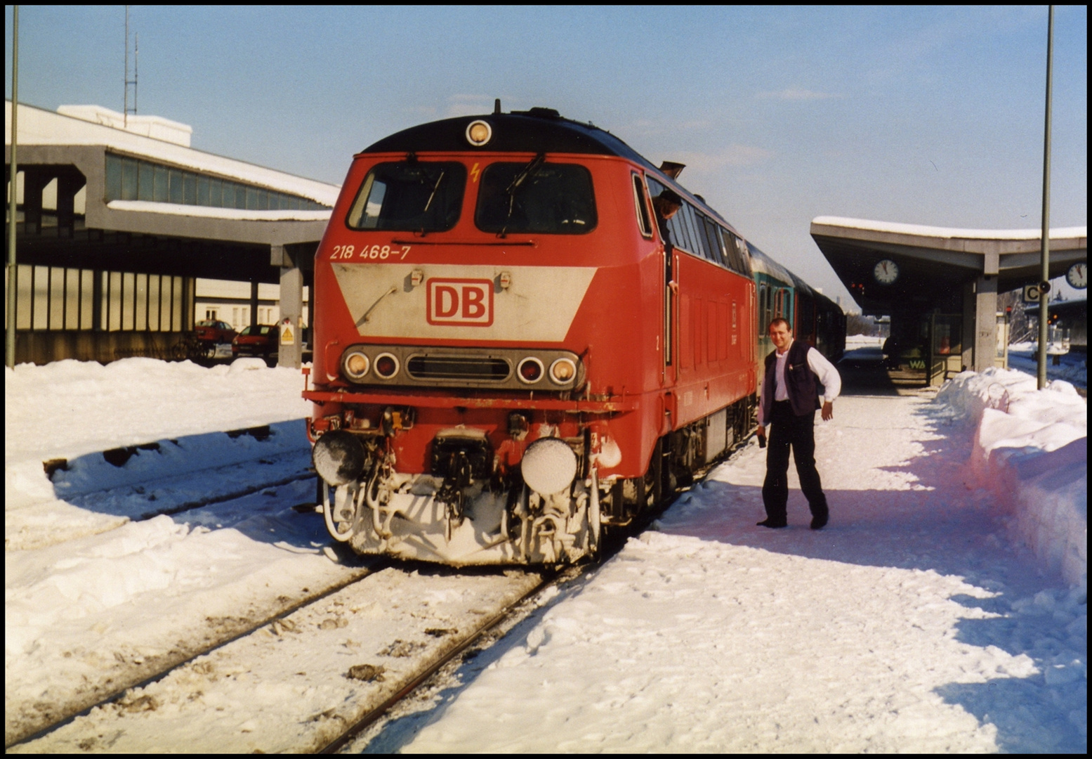 " Bahnhof Kempten im Februar 1999 "