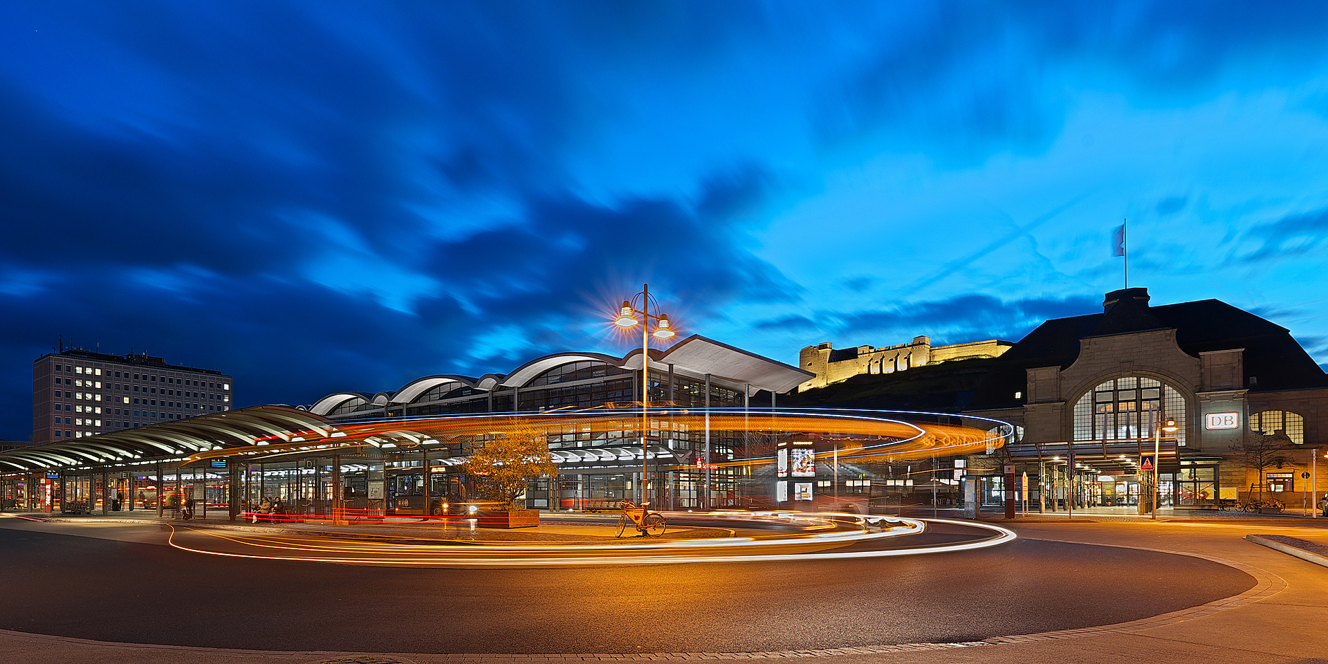 Bahnhof Koblenz mit Fort Konstantin