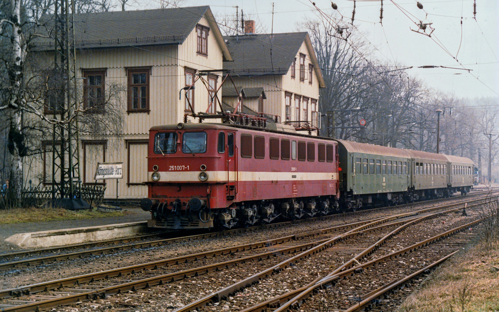 Bahnhof Königshütte im Harz 1991