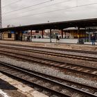 Bahnhof Köthen -Blick auf Bahnsteige 