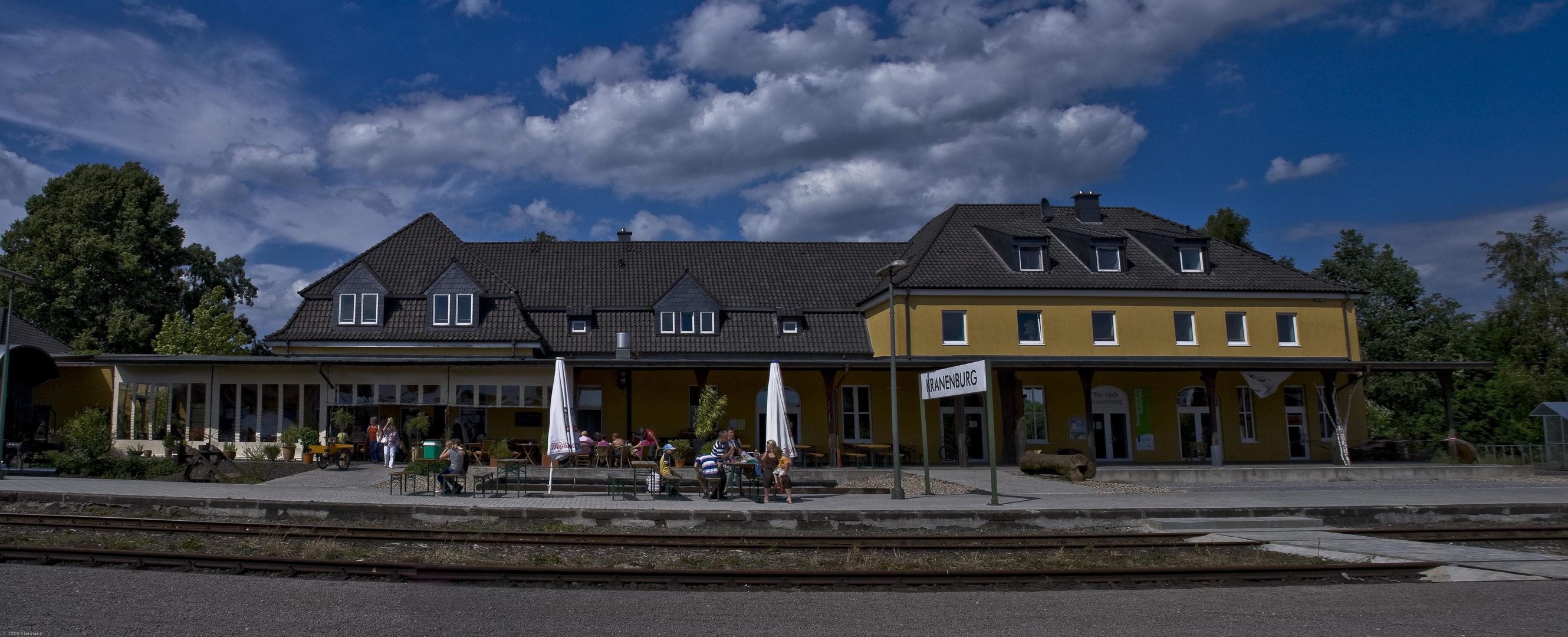 Bahnhof Kranenburg - Pano