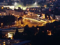 Bahnhof Kufstein bei Nacht