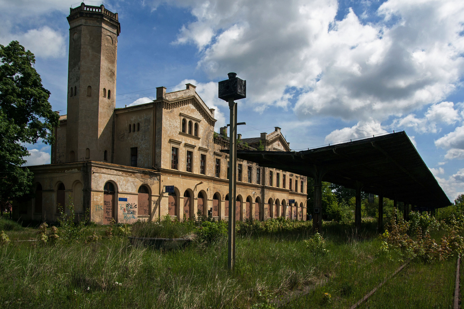 Bahnhof Leobschütz .