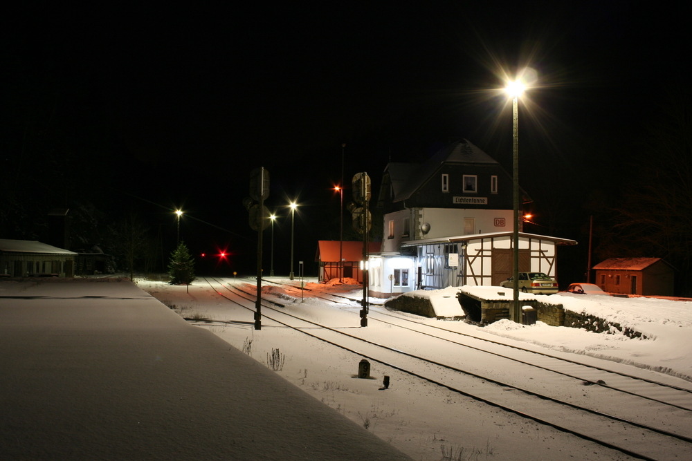 Bahnhof Lichtentanne bei Grünau in Thüringen