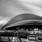 Bahnhof Liege bei Nacht