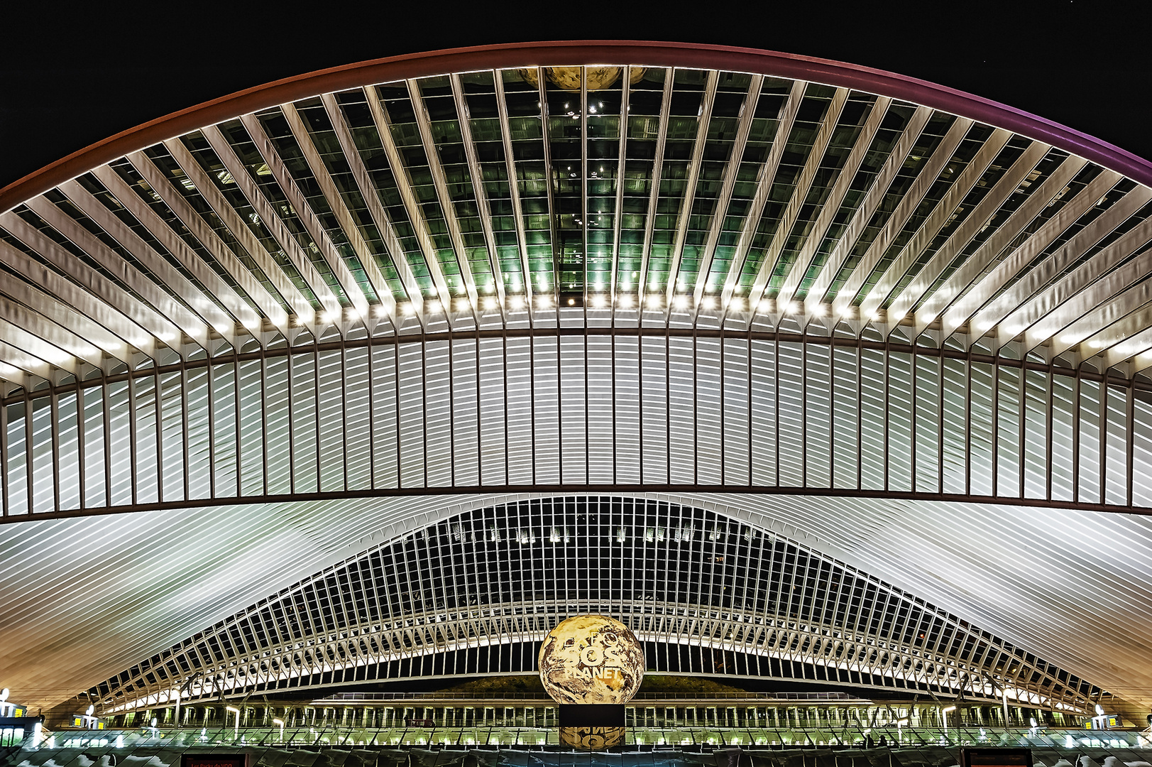 Bahnhof Liège - Guillemins in Belgien.