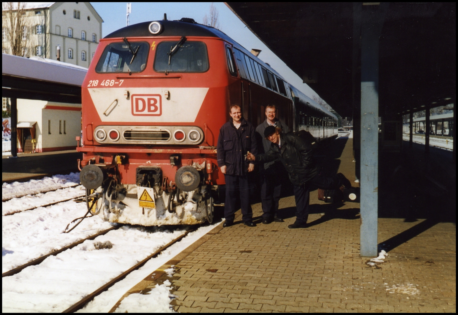 " Bahnhof Lindau im Februar 1999 "