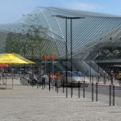Bahnhof Lüttich Guillemins 1 (3D-Bild für Polfilterbrille)