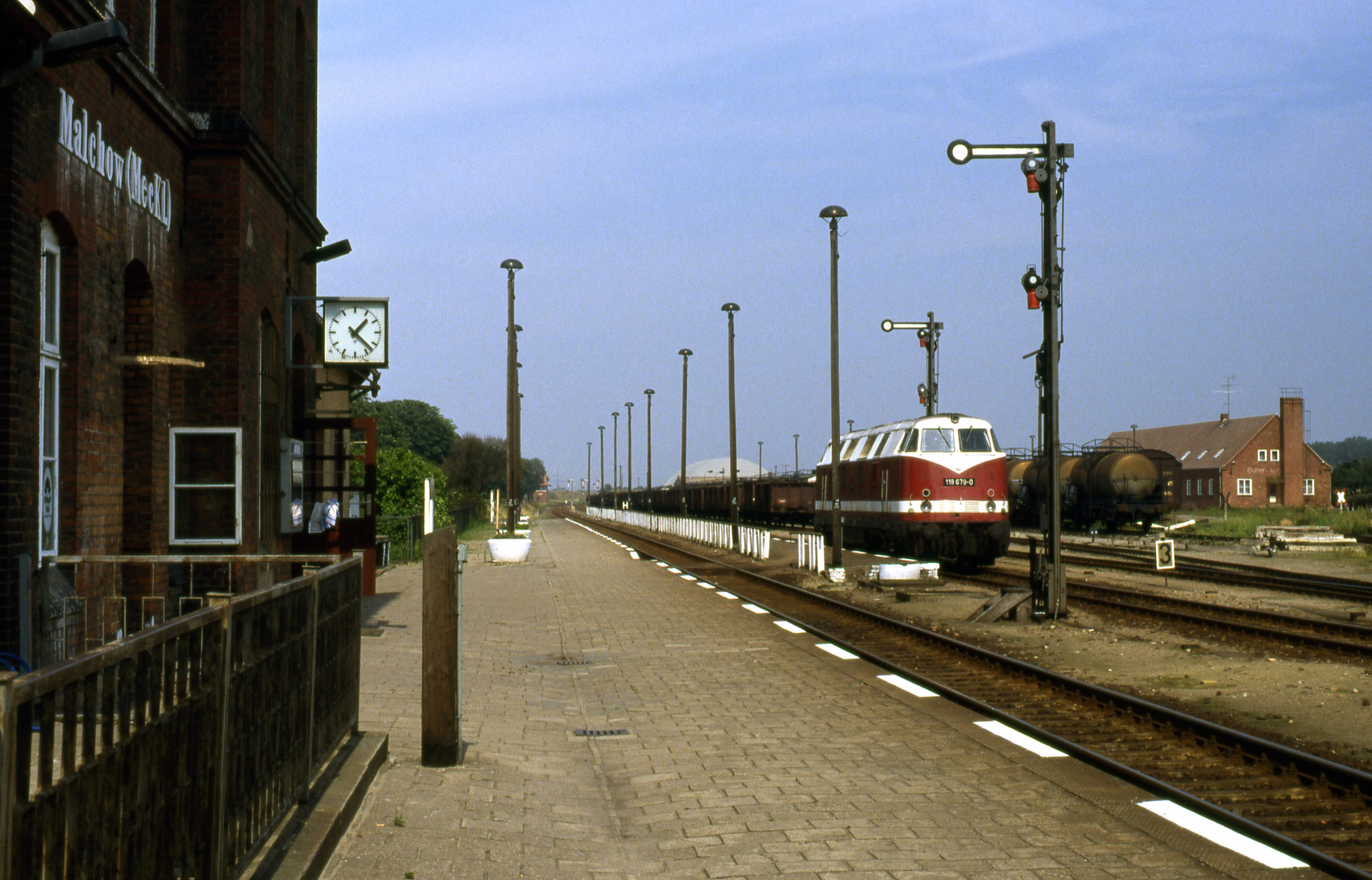 Bahnhof Malchow in Mecklenburg