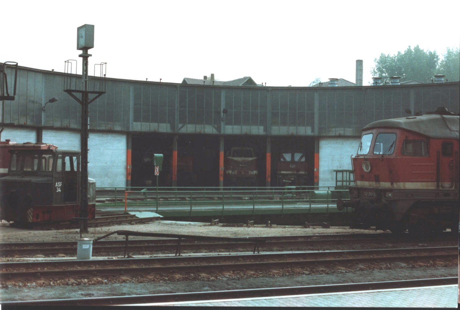 Bahnhof Meiningen 1991