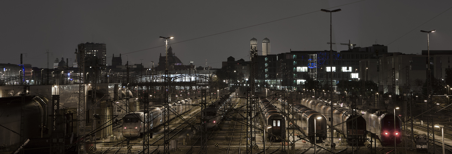 Bahnhof München Panorama