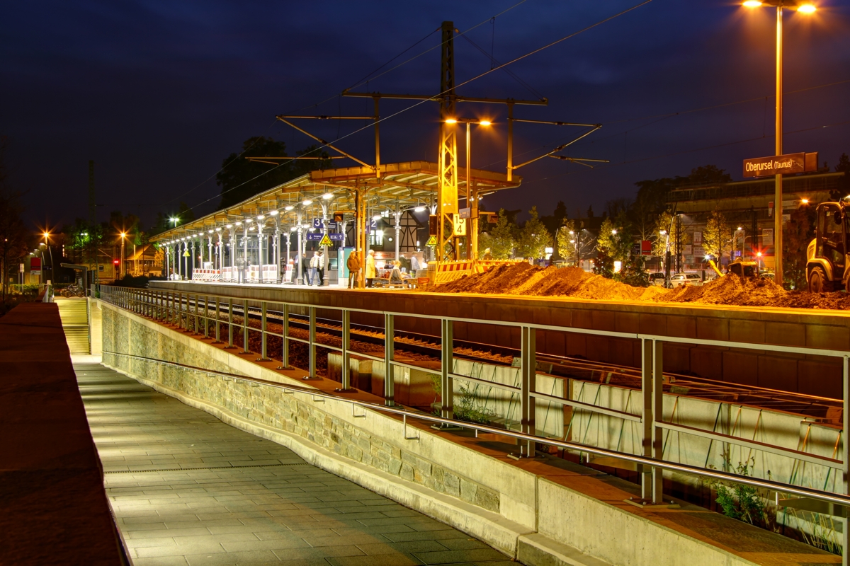 Bahnhof Oberursel - Bahnsteig