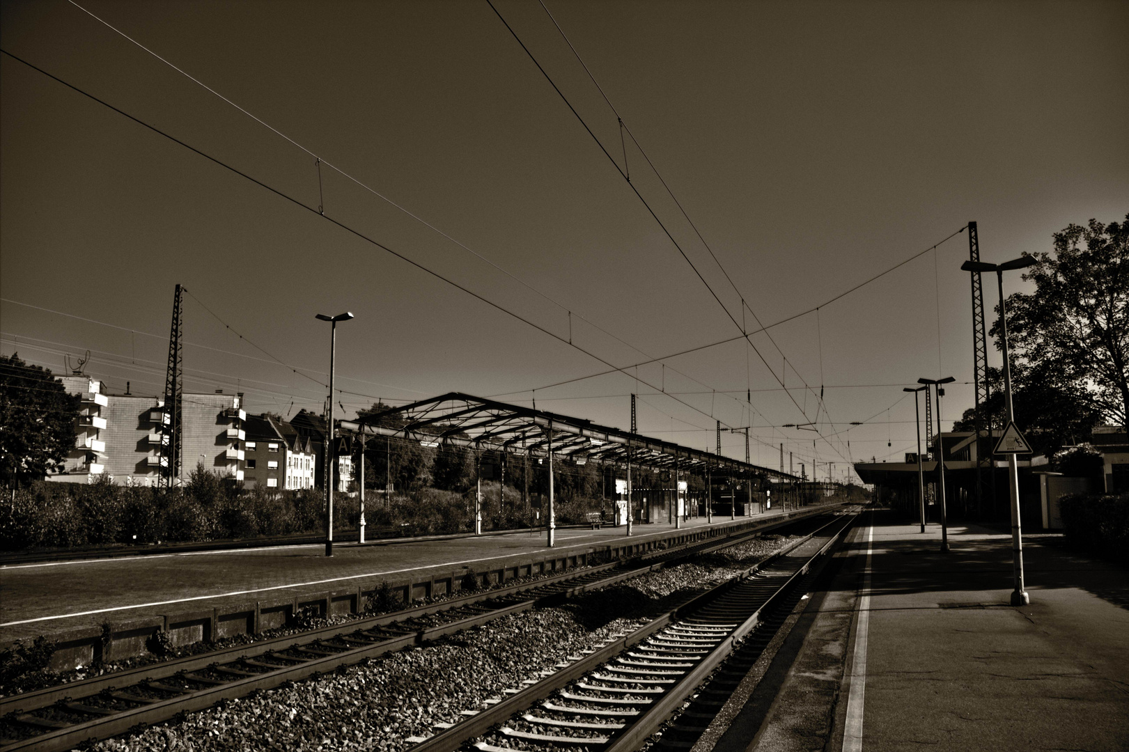 Bahnhof ohne Zug