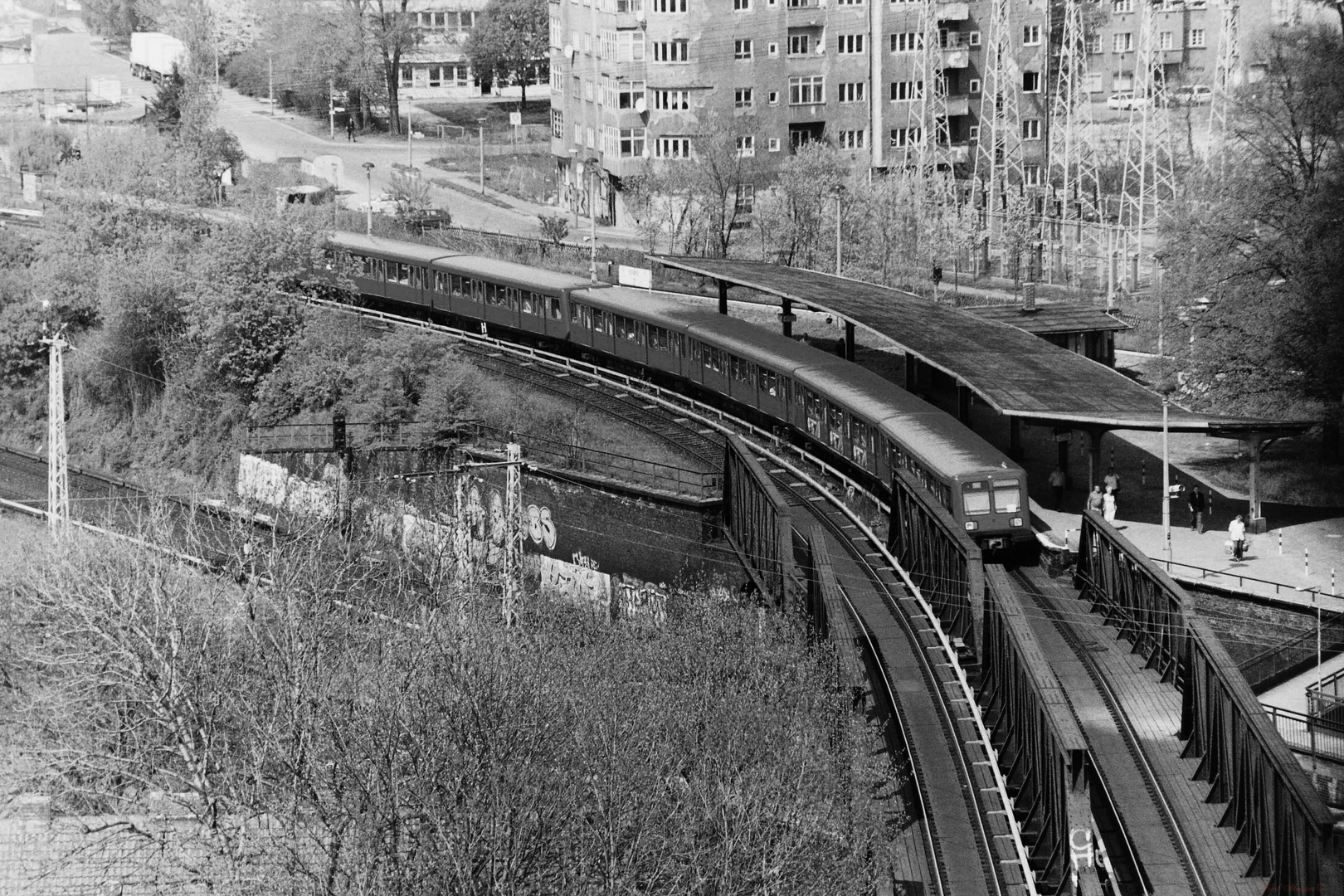 Bahnhof Ostkreuz der alte Bahnsteig A