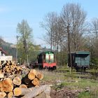 Bahnhof Porubka mit 771 020 , 04 2012