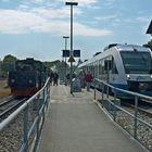 Bahnhof Putbus auf der Insel Rügen.