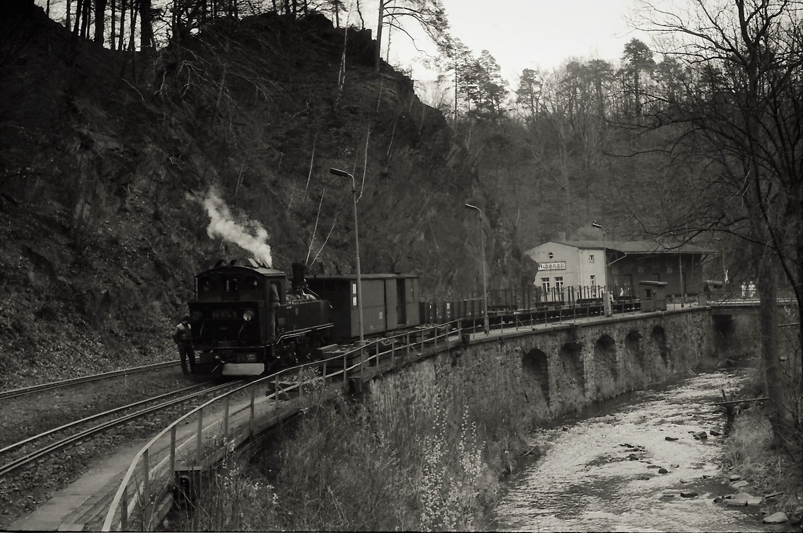 Bahnhof Rabenau .