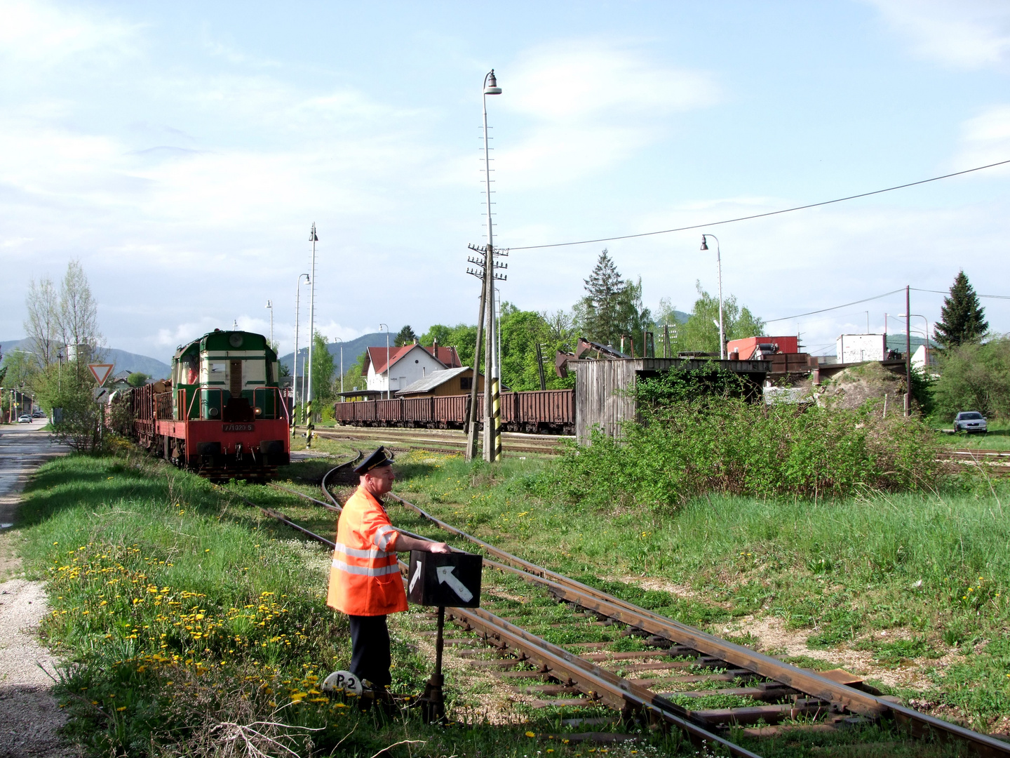 Bahnhof Rajec / Slowakei im Mai 2013